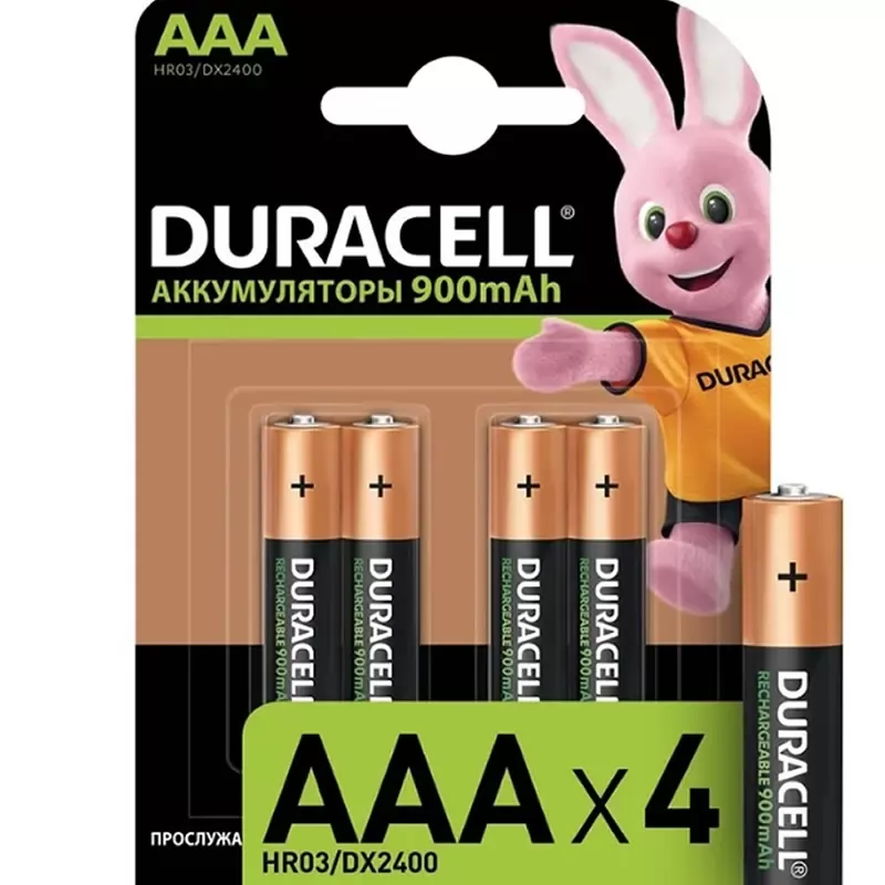 Аккумулятор Duracell AAA900mAh/4BL