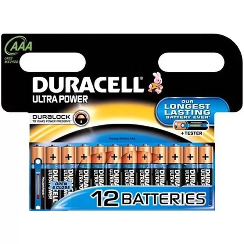 Батарейка Duracell LR03/12BL ULTRA POWER (EU)