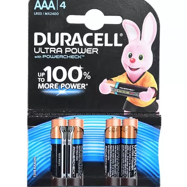 Батарейка Duracell LR03/4BL ULTRA POWER