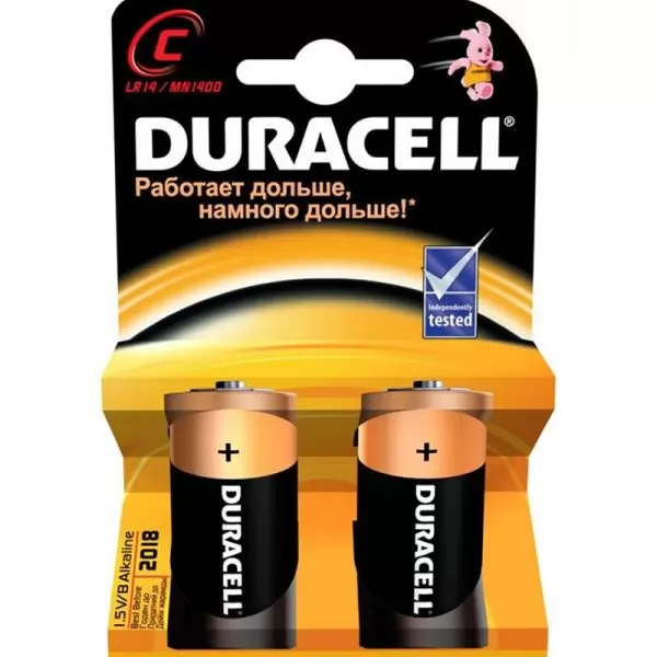 Батарейка Duracell LR14/2BL MN1400 (EU)