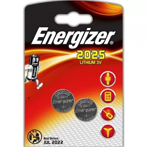 Элемент питания Energizer CR2025/1BL