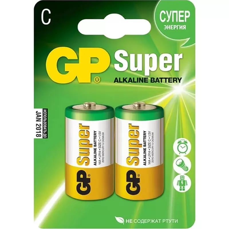 Батарейка GP LR14/2BL Super