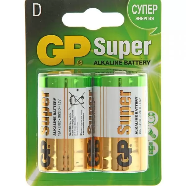 Батарейка GP LR20/2BL Super