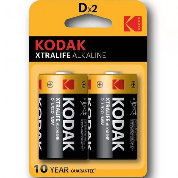 Батарейка KODAK LR20/2BL XTRALIFE Alkaline