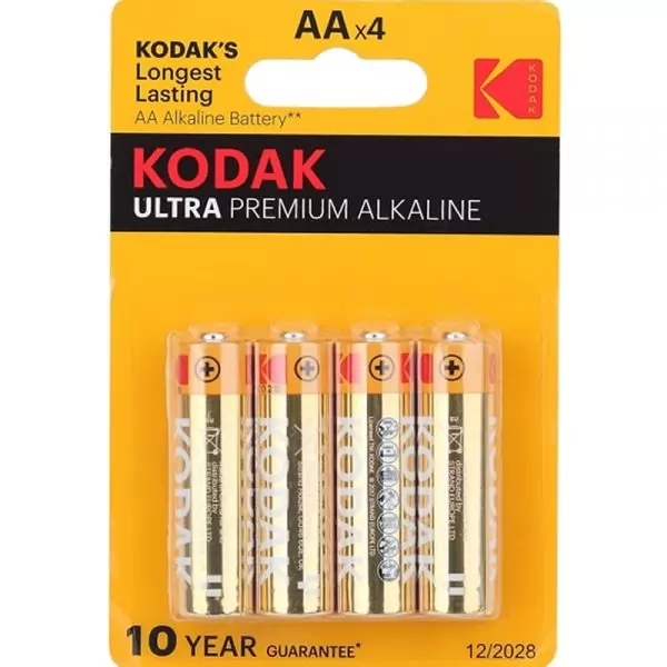 Батарейка KODAK LR06/4BL ULTRA PREMIUM Alkaline