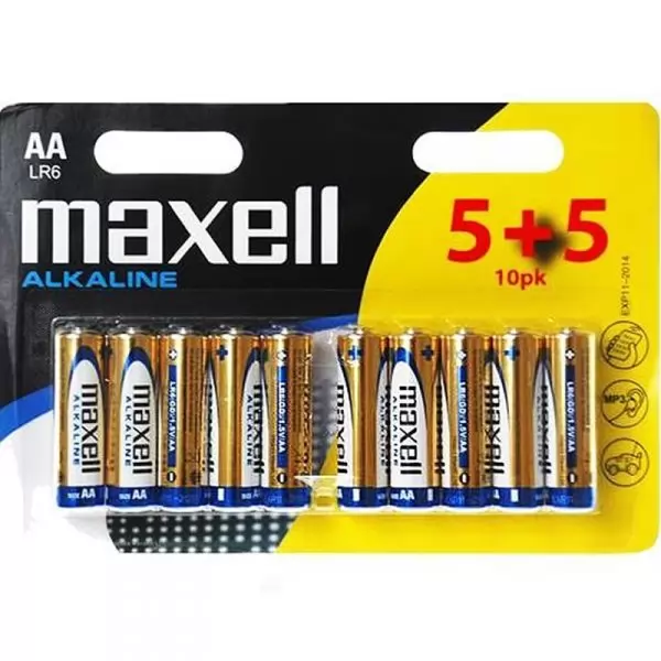 Батарейка MAXELL LR06/(5+5)BL