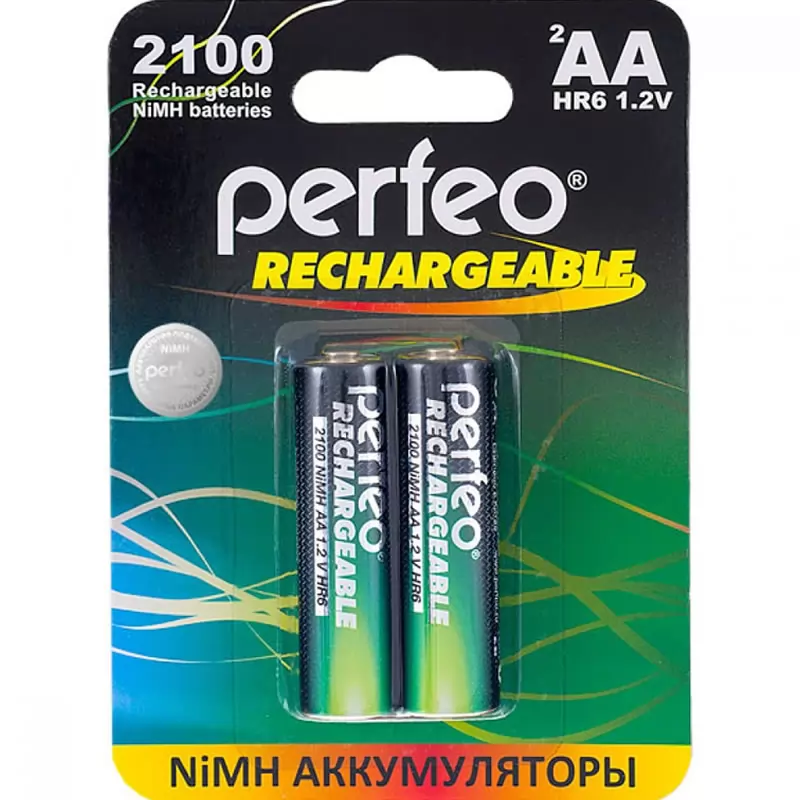 Аккумулятор Perfeo AA2100mAh/2BL