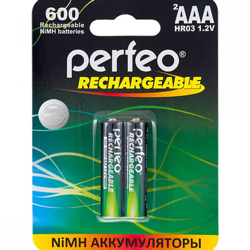 Аккумулятор Perfeo AAA600mAh/2BL