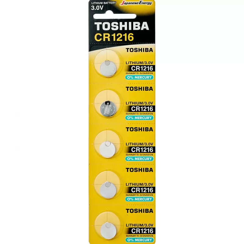 Элемент питания TOSHIBA CR1216/5BL