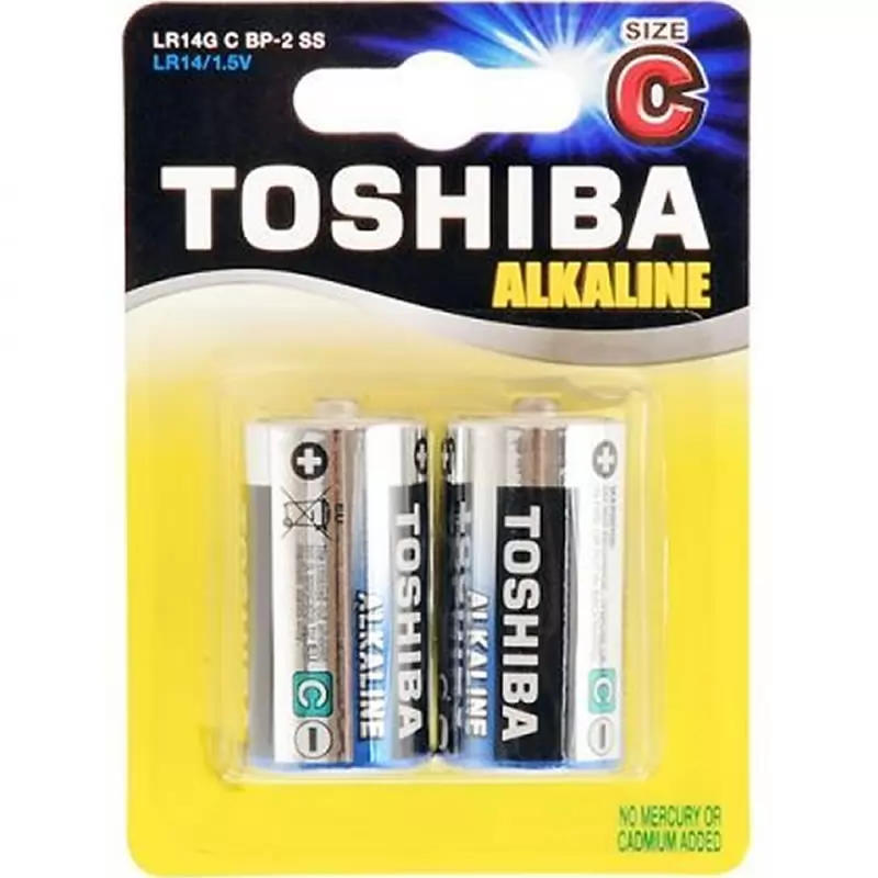 Батарейка Toshiba LR14/2BL