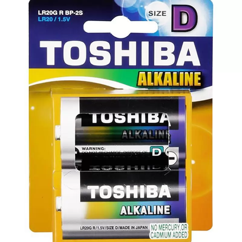 Батарейка Toshiba LR20/2BL