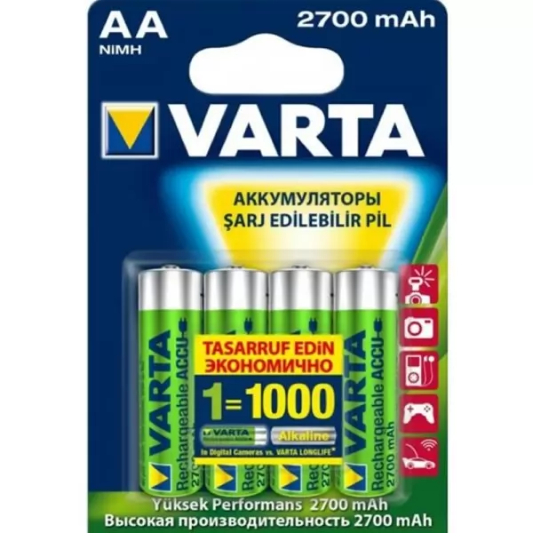 Аккумулятор VARTA AA2700mAh/2BL Ready2Use