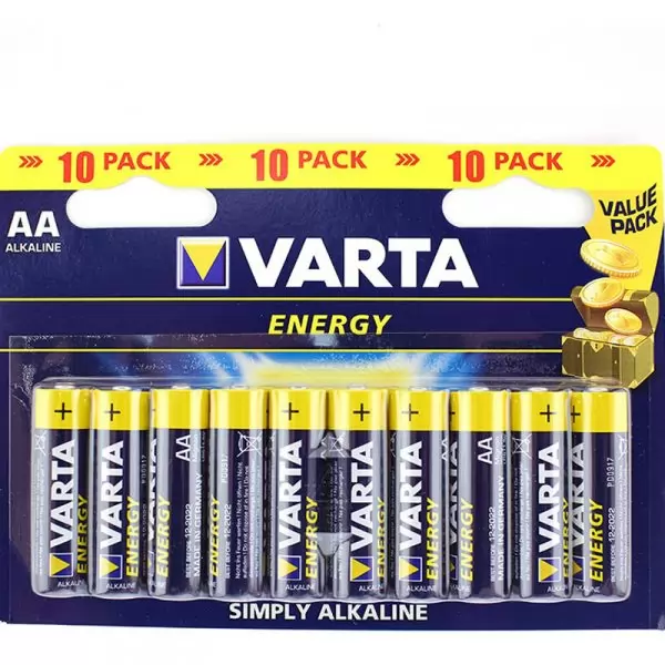 Батарейка VARTA LR6/10BL ENERGY 4106