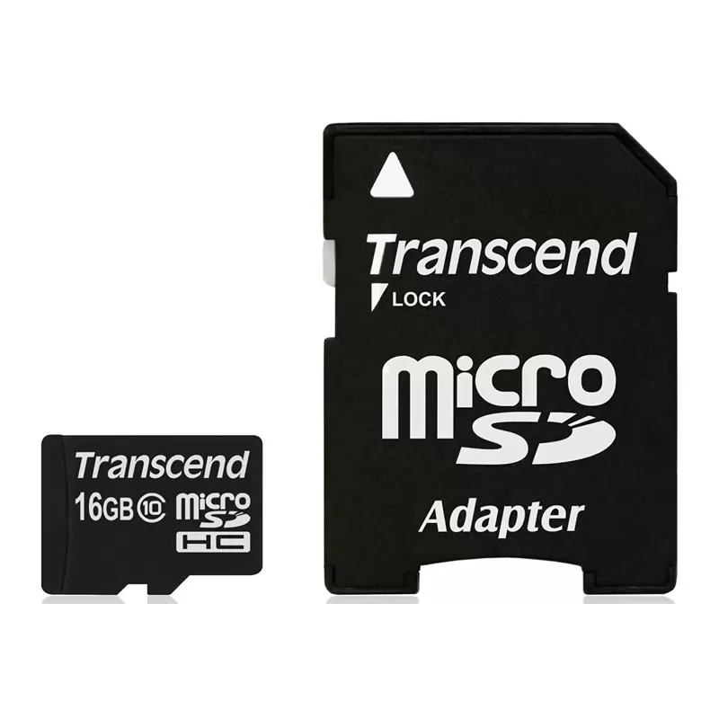 Карта памяти Transcend microSD 16GB High-Capacity (Class 10) Карта памяти Transcend microSD 16GB High-Capacity (Class 10)