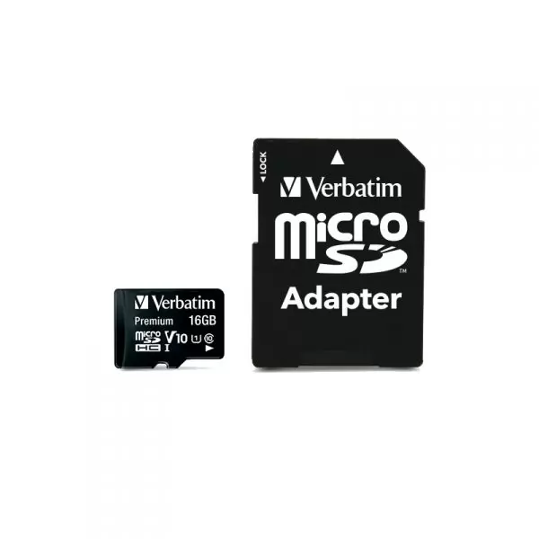 Карта памяти Verbatim microSD 16GB High-Capacity (Class 10) UHS-1