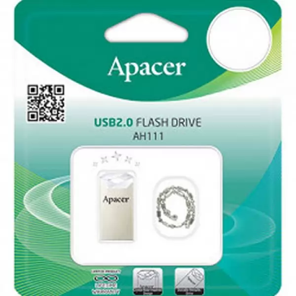 USB 2.0 Накопитель Apacer AH111 (16GB) Crystal