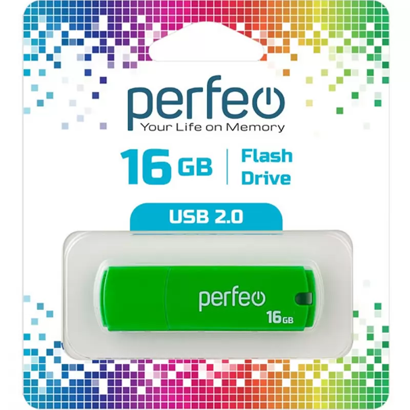 Накопитель Perfeo USB 16GB C05 Green
