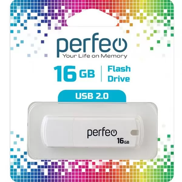Накопитель Perfeo USB 16GB C05 White