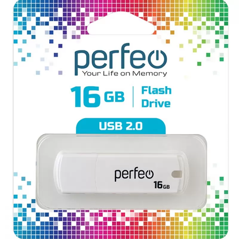 Накопитель Perfeo USB 16GB C05 White