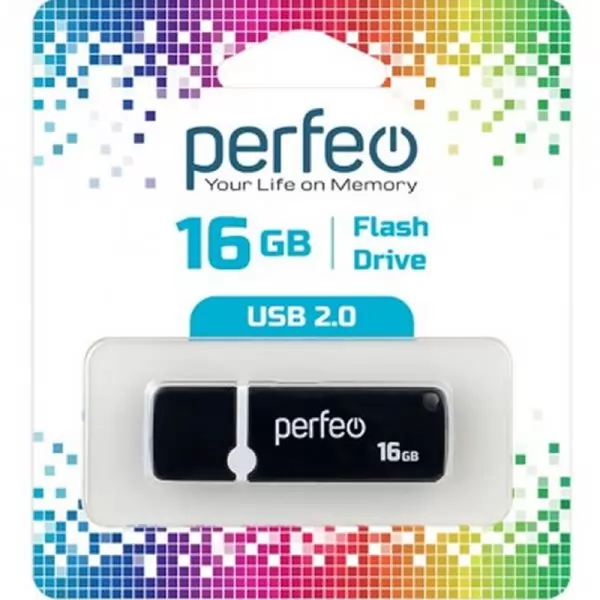 Накопитель Perfeo USB 16GB C07 Black