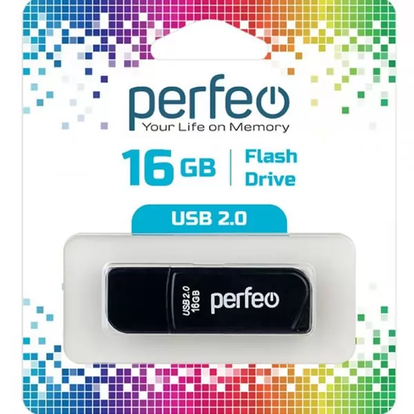 Накопитель Perfeo USB 16GB C10 Black