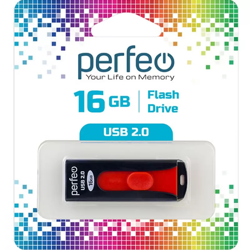 Накопитель Perfeo USB 16GB S01 Black
