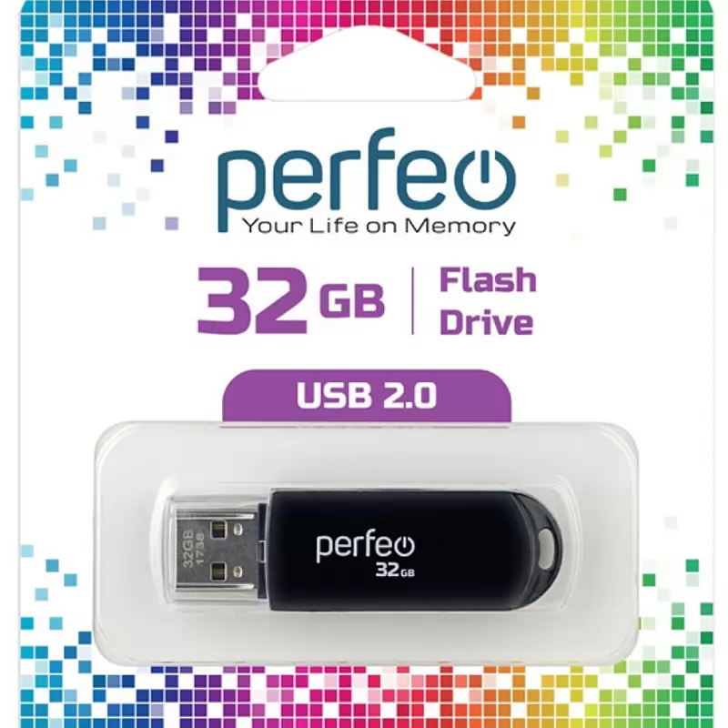 Накопитель Perfeo USB 32GB C03 Black