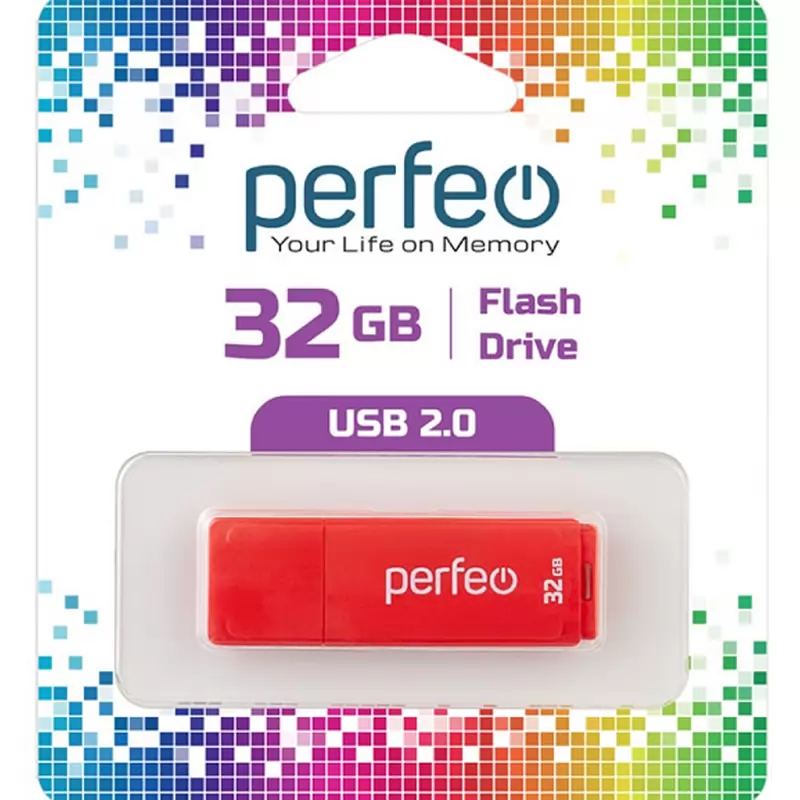 Накопитель Perfeo USB 32GB C04 Red