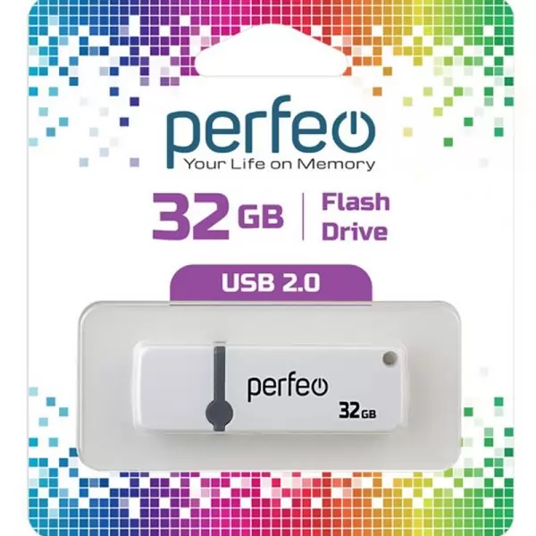 Накопитель Perfeo USB 32GB C07 White