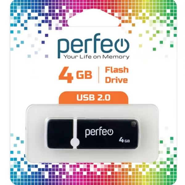 Накопитель Perfeo USB 4GB C07 Black