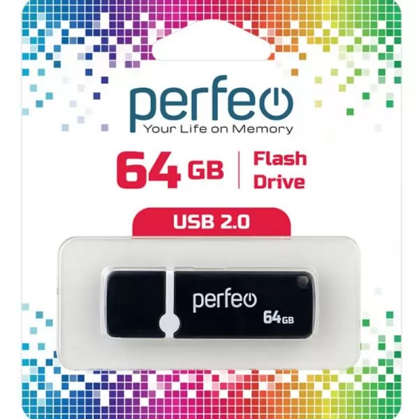 Накопитель Perfeo USB 64GB C07 Black