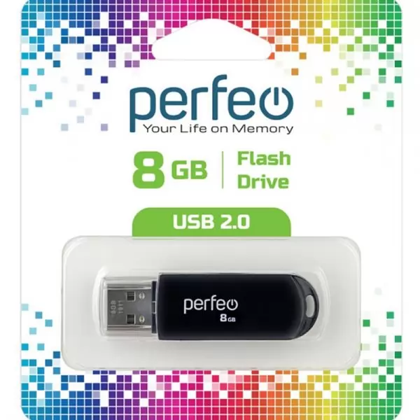 Накопитель Perfeo USB 8GB C03 Black