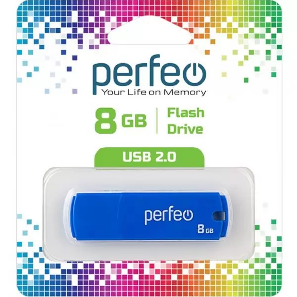 Накопитель Perfeo USB 8GB C05 Blue