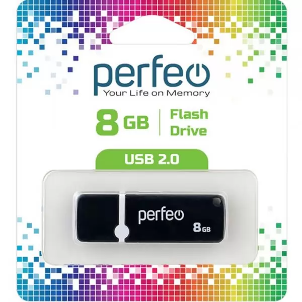 Накопитель Perfeo USB 8GB C07 Black