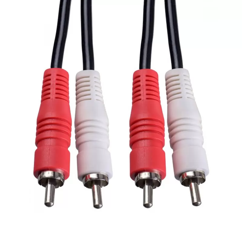 Аудио/видео кабель 2 RCA  2 RCA PERFEO, длина 1,5 м.