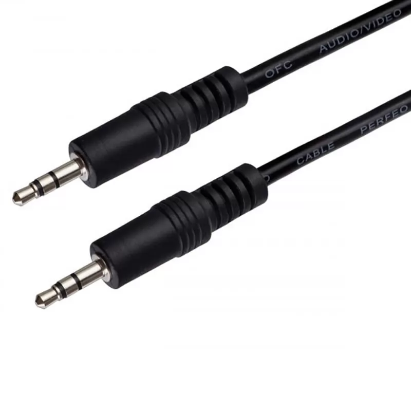 Аудиокабель соединительный Jack 3.5 мм - Jack 3.5 мм PERFEO, 2 м.
