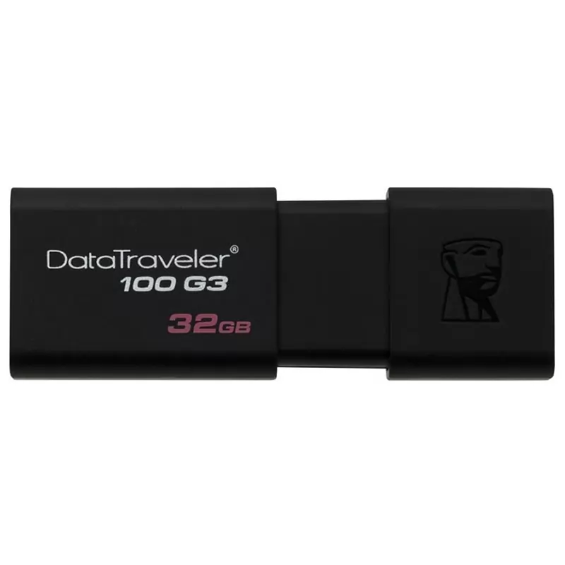 Накопитель Kingston USB 3.0 32GB DataTraveler 100 G3 черный