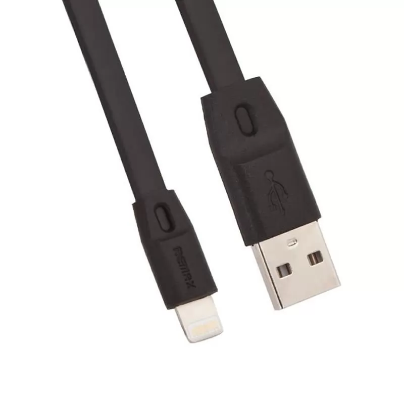 Кабель USB A(m)-->Lightning(m) REMAX Full Speed RC-001i (black) L=1m Кабель USB A(m)-->Lightning(m) REMAX Full Speed RC-001i (black) L=1m