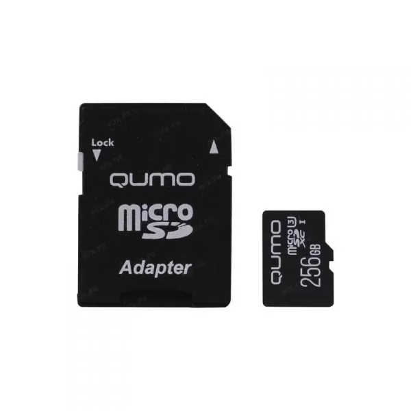Карта памяти QUMO MicroSDHC 256 GB  (XC/90/70 МБ/с UHS-I U3)