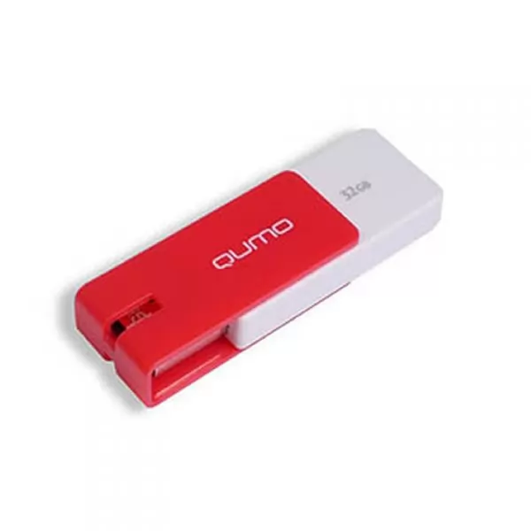 Накопитель QUMO 32GB USB 2.0 Click Crimson