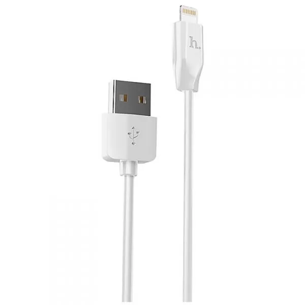 Кабель USB A(m)-->Lightning(m) Hoco X1 Rapid (белый) L=1m