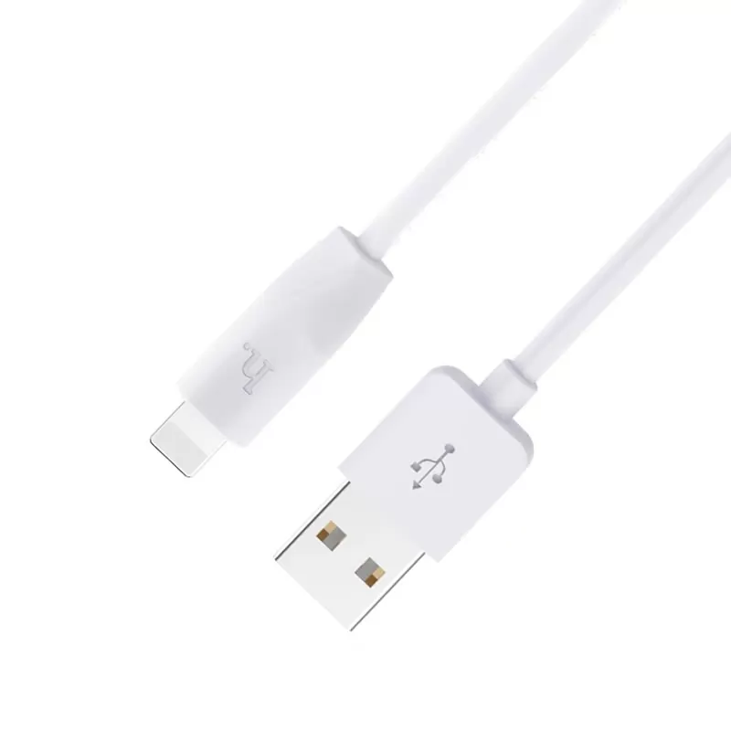 Кабель USB A(m)-->Lightning(m) Hoco X1 Rapid (белый) L=2m Кабель USB A(m)-->Lightning(m) Hoco X1 Rapid (белый) L=2m