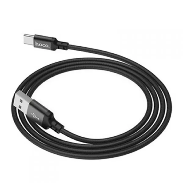 Кабель USB A(m)-->Lightning(m) Hoco X14 (черный) L=1m