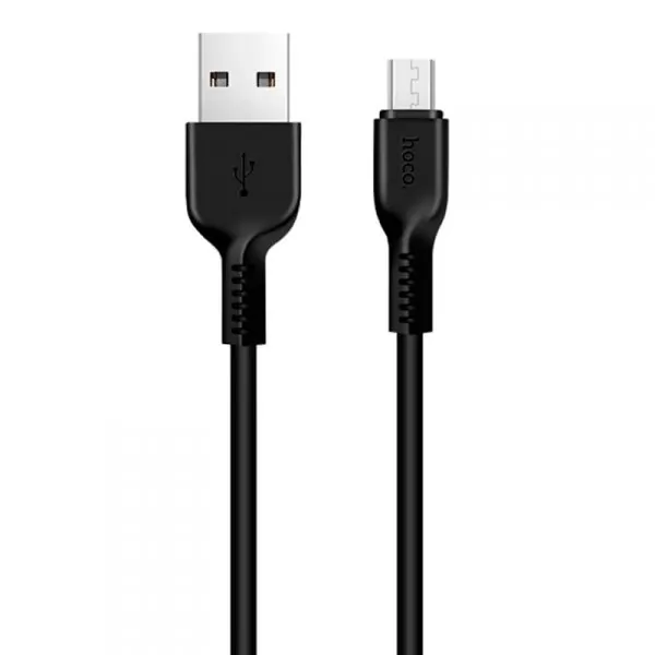 Кабель USB A(m)-->Micro B(m) Hoco X20 (черный) L=1m