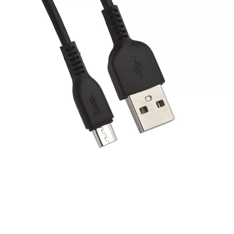 Кабель USB A(m)-->Micro B(m) Hoco X20 (черный) L=1m