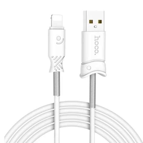 Кабель USB A(m)-->Lightning(m) Hoco X24 Pisces (белый) L=1m