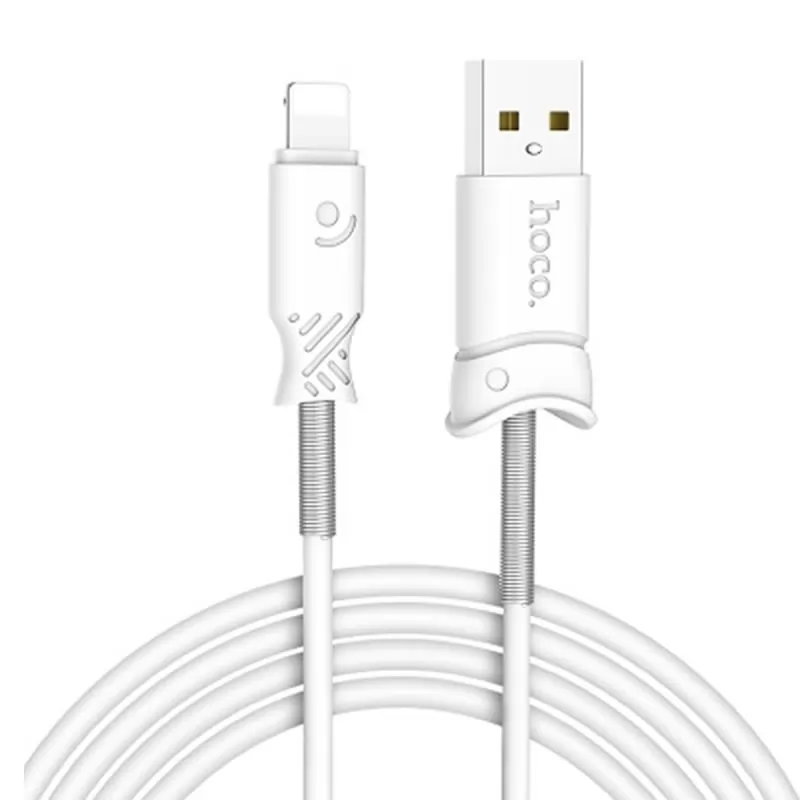 Кабель USB A(m)-->Lightning(m) Hoco X24 Pisces (белый) L=1m Кабель USB A(m)-->Lightning(m) Hoco X24 Pisces (белый) L=1m