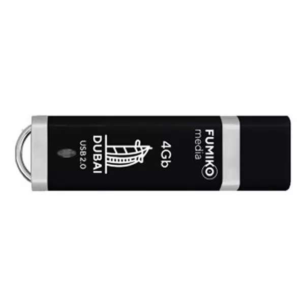 Накопитель FUMIKO 4GB USB 2.0 DUBAI Black