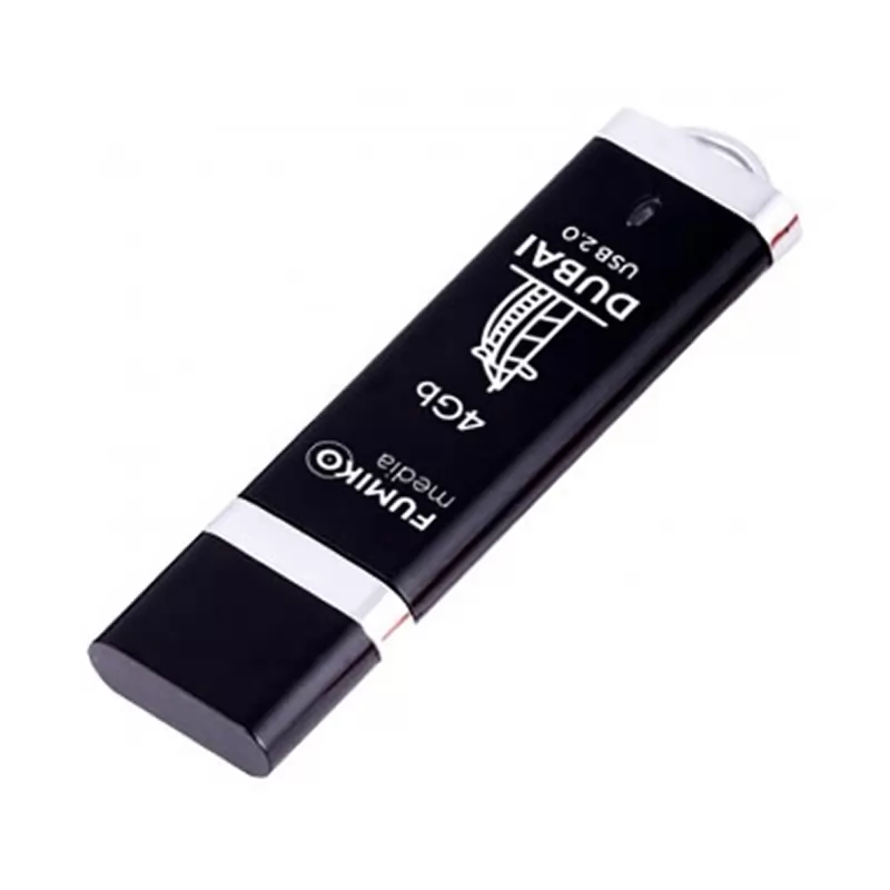 Флеш Накопитель (4GB) FUMIKO DUBAI (USB 2.0) Black Накопитель FUMIKO 4GB USB 2.0 DUBAI Black