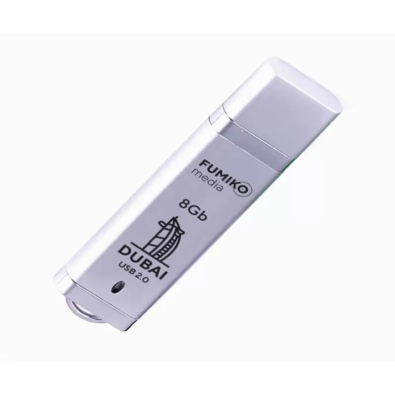 Накопитель FUMIKO 8GB USB 2.0 DUBAI Silver